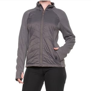 Spyder Women’s Nova Hybrid Sweater Fleece and Quilted Puffer Jacket meduim